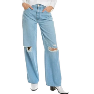 MOTHER Snacks The Fun Dip Puddle Jeans‎ Lots of Nibbles Designer Destressed Sz26